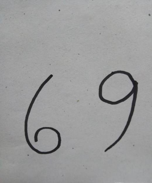 如果用数字6和9来画简笔画小鸟?