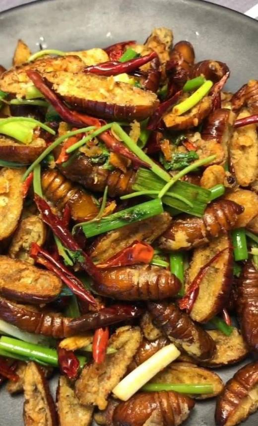 如何炒蚕蛹好吃?