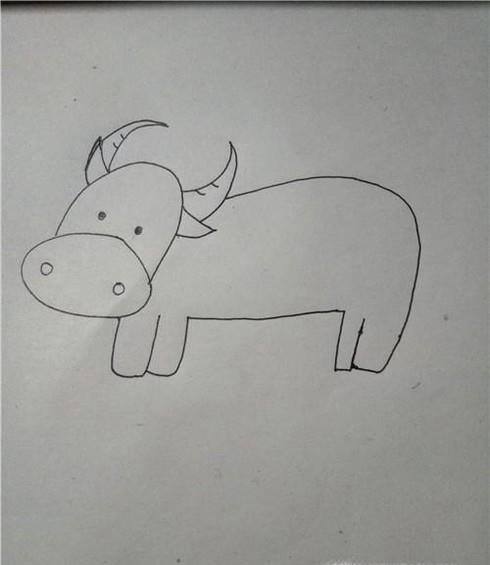学习简单画牛的方法
