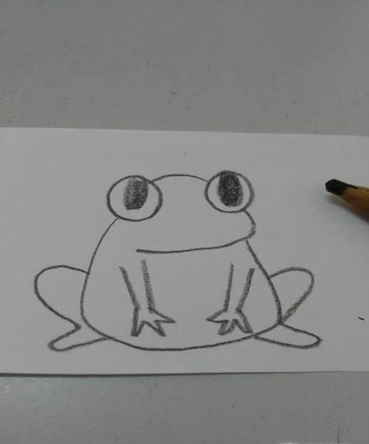简笔画怎么画青蛙?